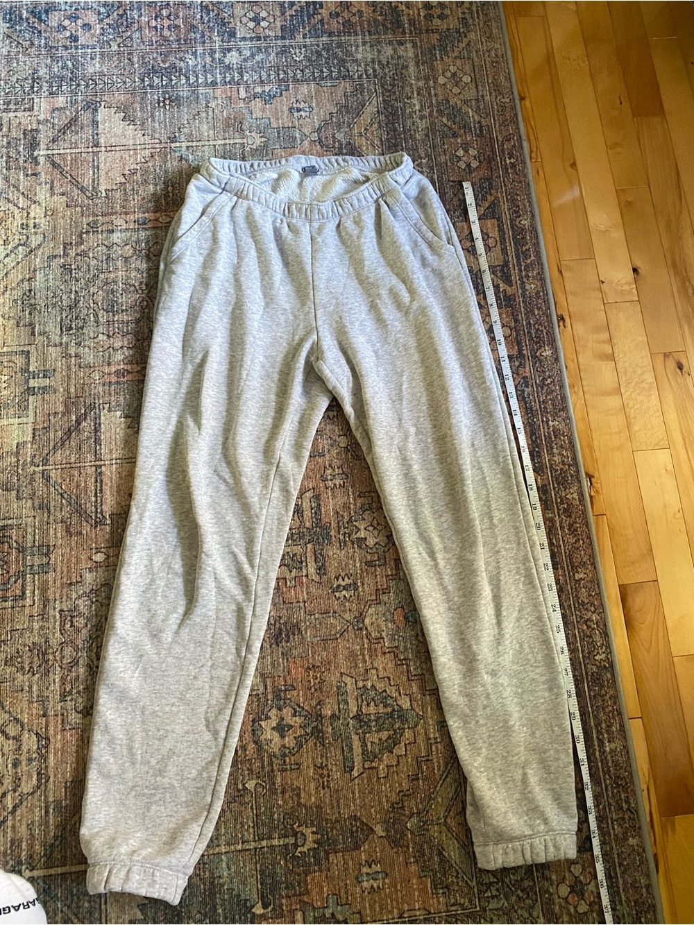 aerie Heather Gray Sweat Joggers with Elastic Cuffs